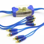 4 Channel Ground Loop Isolator Audio Remove Noise Filter 4 RCA
