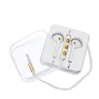 Handsfree 3.5mm Noise Cancelling Handsfree Mic 3.5mm HIFI Stereo Sound Wired Earphone Free Sample 1.2m