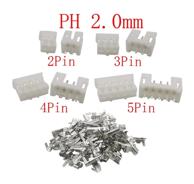 230 Box Xh2 54 Ph2 0 2p 3p 4p 5pin 2 54mm Pitch Terminal Kit Connector