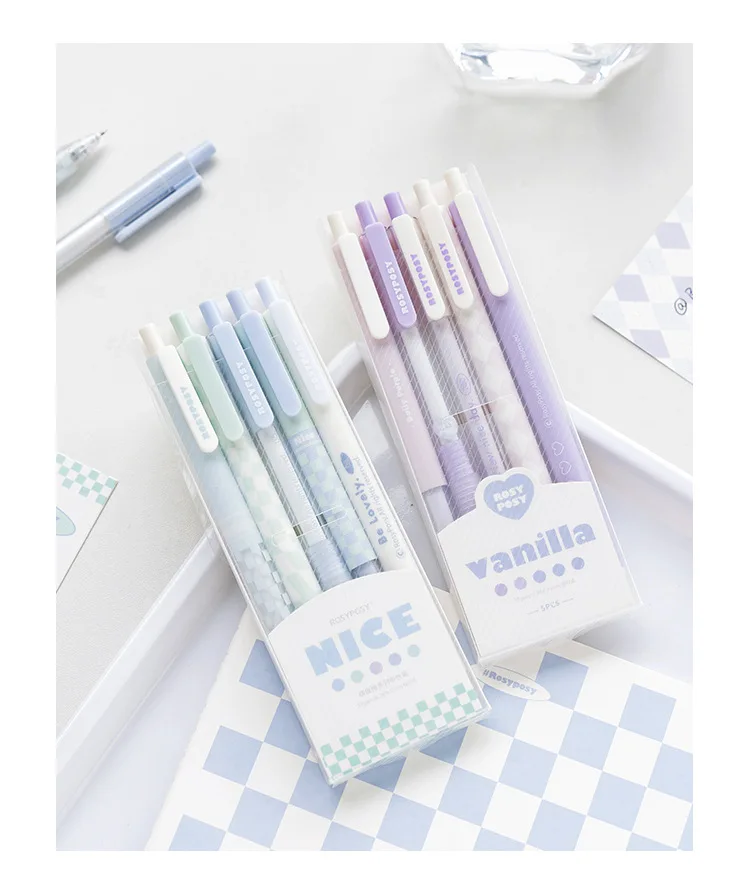 7996 Korea Colored Kawaii Colors Ink Pen,Cute 12 Colors Middle School  Student Pen,Office Novelty Gift $14.…