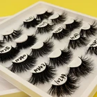 Eyelashes Eyelash Best Selling 3d Lash Samples Mink Lashes Eyelashes 25mm 100% Real Mink Hair Eyelash