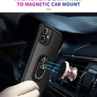 Holder Phone Case Iphone Finger Magnetic Ring Holder Anti-Fall Shockproof Armor Kickstand Phone Case For IPhone 12