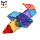 Building Block New Design 62pcs Marble Run Building Blocks Learning Magnetic Building Tiles For Kids