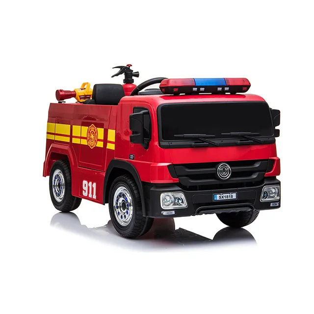 battery operated fire truck ride toy