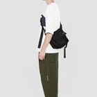 Messenger Bag Custom Design Polyester Canvas Black Man Messenger Shoulder Bag With Logo