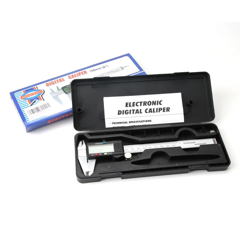 150 mm Digital Electronic Gauge Stainless Steel Vernier 150mm 6inch Caliper Micrometer