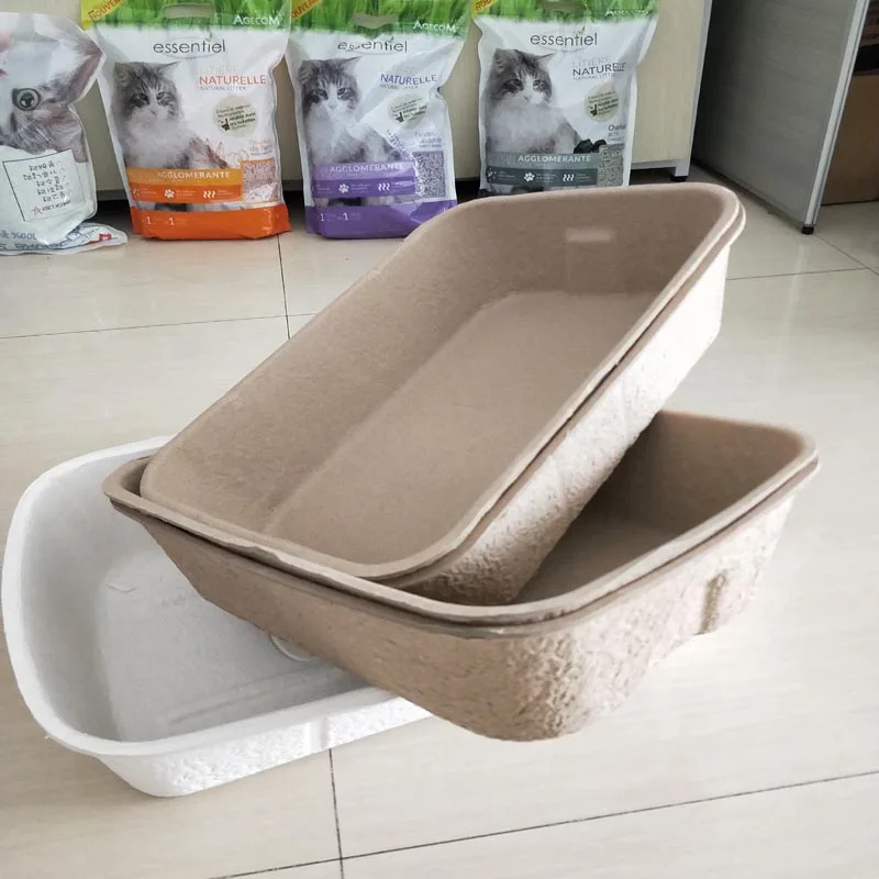 biodegradable cat litter box
