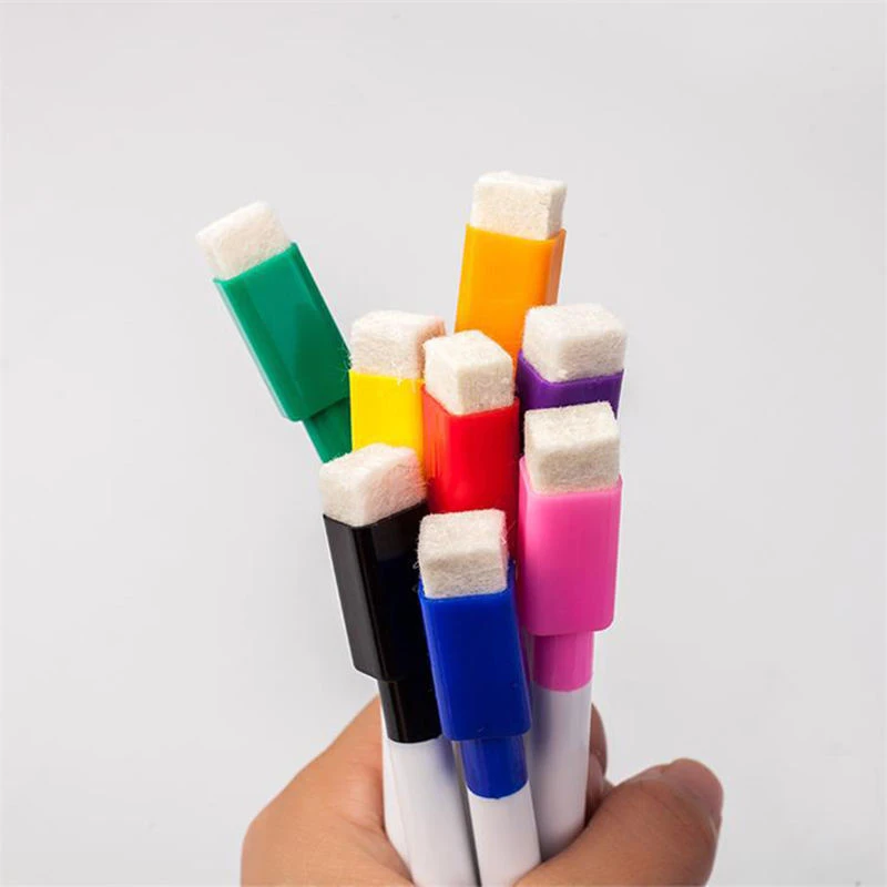 White Board Marker Quick Dry Refillable Pen Non-Toxic Whiteboard Marker Pen