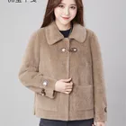 Cashmere High Quality Faux Fur Mink Cashmere Jacket For Women