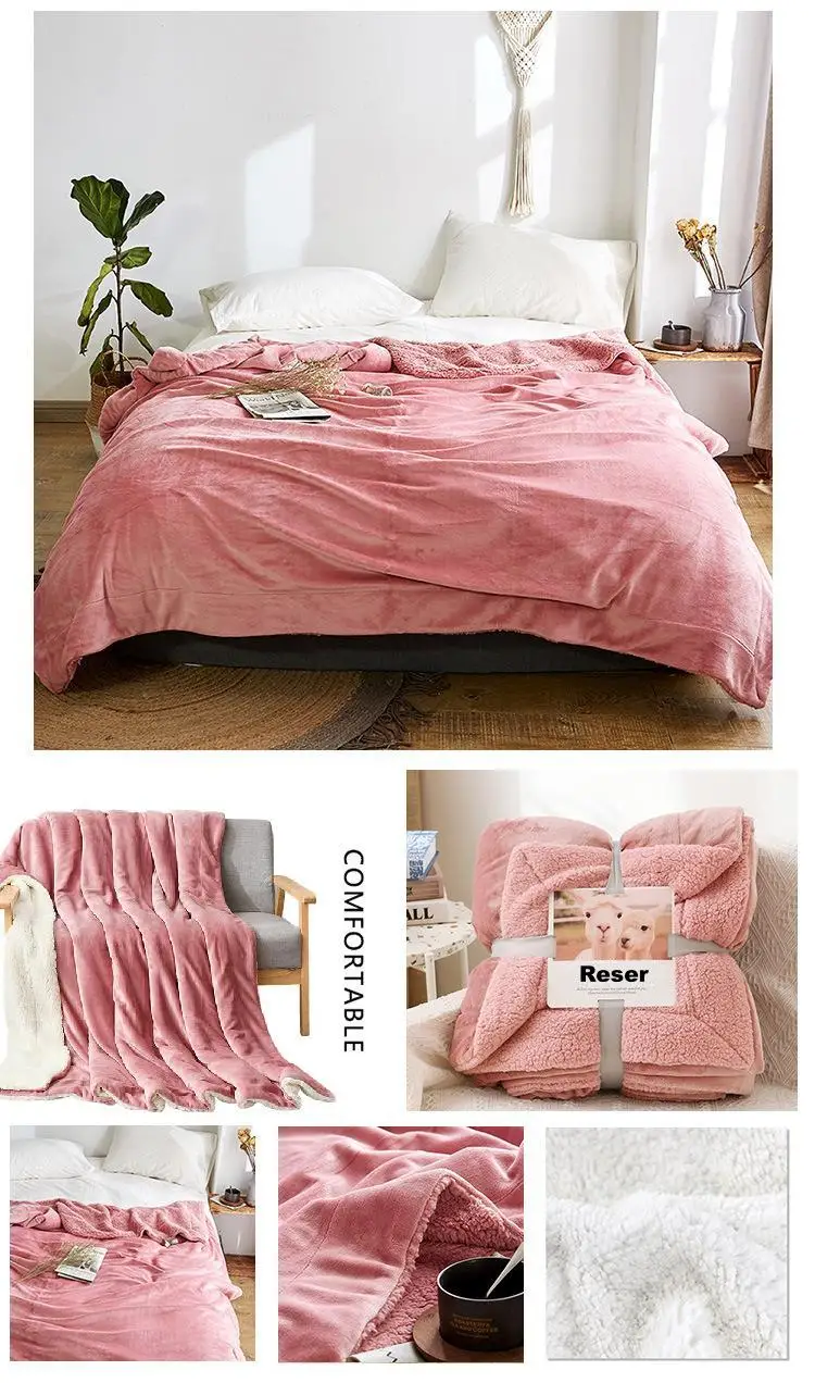 GentleSoft Sherpa Fleece Throw Blanket for Couch Thick Cozy Christmas Blanket for Winter Non-Heated Soft Fuzzy Plush Throw