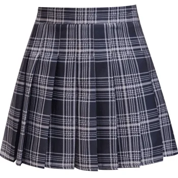 Wholesale factory OEM service school uniform fashion plaid skirt