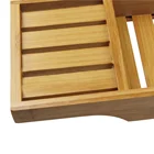 Shampoo Soap And Bathroom Shower Organizer For Shampoo Soap Razors And Much More Bamboo Bathtub Tray Caddy Brown Bath