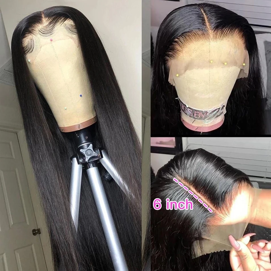 13*6 Lace Front Wig Grade 13 By 6 Thin HD Lace Frontal Peruvian Wholesale Braided Wigs 250 Density Human Hair Lace Front Wig