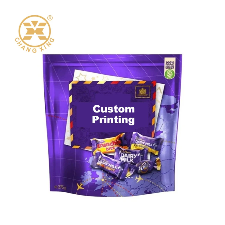 Custom Shape Full Color Printing 300/350/400gsm Cardboard Packaging Box for Chocolate Candy Bar