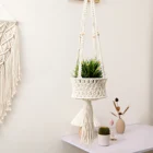 Nordic Style Home Decor Macrame Decorative Flower Pot Holder Woven Rope Plant Hanger