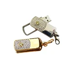 32gb Pen Drive Full Capacity 4GB 16GB 32GB 64GB 128gb Custom Jewelry Swivel USB Flash Memory Pen Drive USB Stick