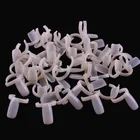 Nail Color 50tips/bag Natural Nail Color Card Display Ring UV Gel Color Pops Display Nail Art Practice Rings