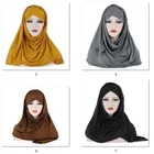 Islamic Islamic Women Hijab Hot-sale Islamic Muslim Instant Hijab For Wome Instant Scarf Hijab Shawl Tudung