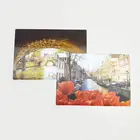 Printing Plastic Card Printing PVC/PET Material 3D Plastic Card White Jewelry Card