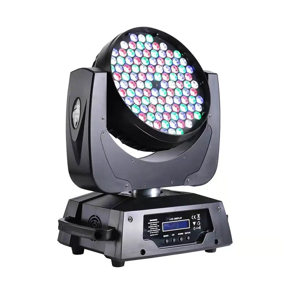 China wholesale 108pcs Stage Lighting 108x3w Rgbw Led Wash Moving Head Light For Disco Concert Effect