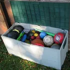 Storage Storage Box Outdoor Garden Outdoor Storage Plastic Box Utility Chest Cushion Shed Box 290L Patio Toys