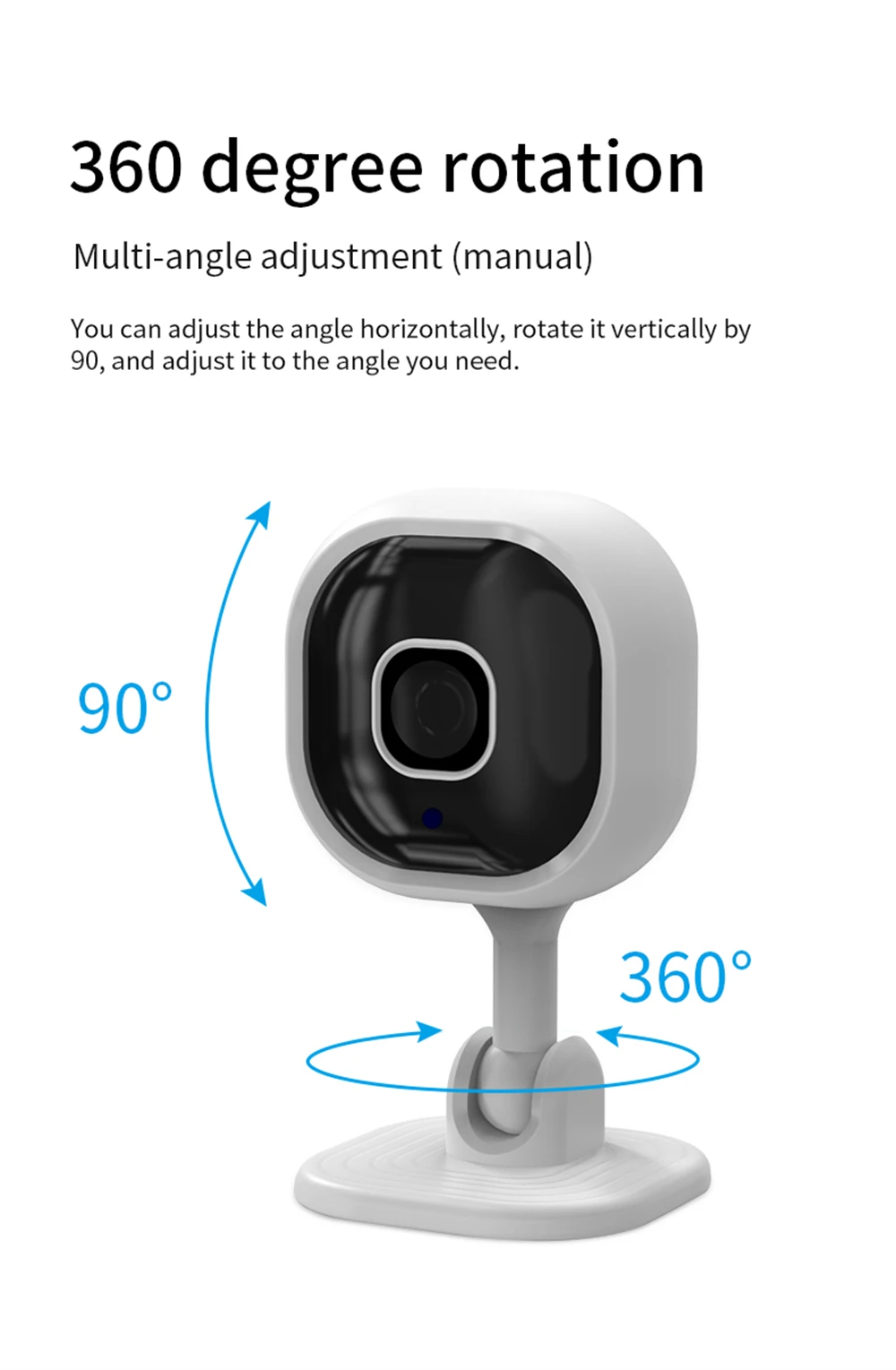 OEM Mini Wifi Camera Built-in AP HotpotsTwo-way Audio Night Vision IR Detection 128GB Memory Playback HD Security Camera