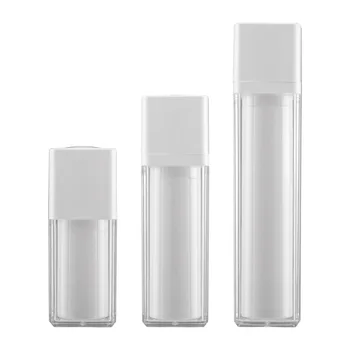 Wholesale luxury new design pet white plastic bottle with lotion pump for packaging