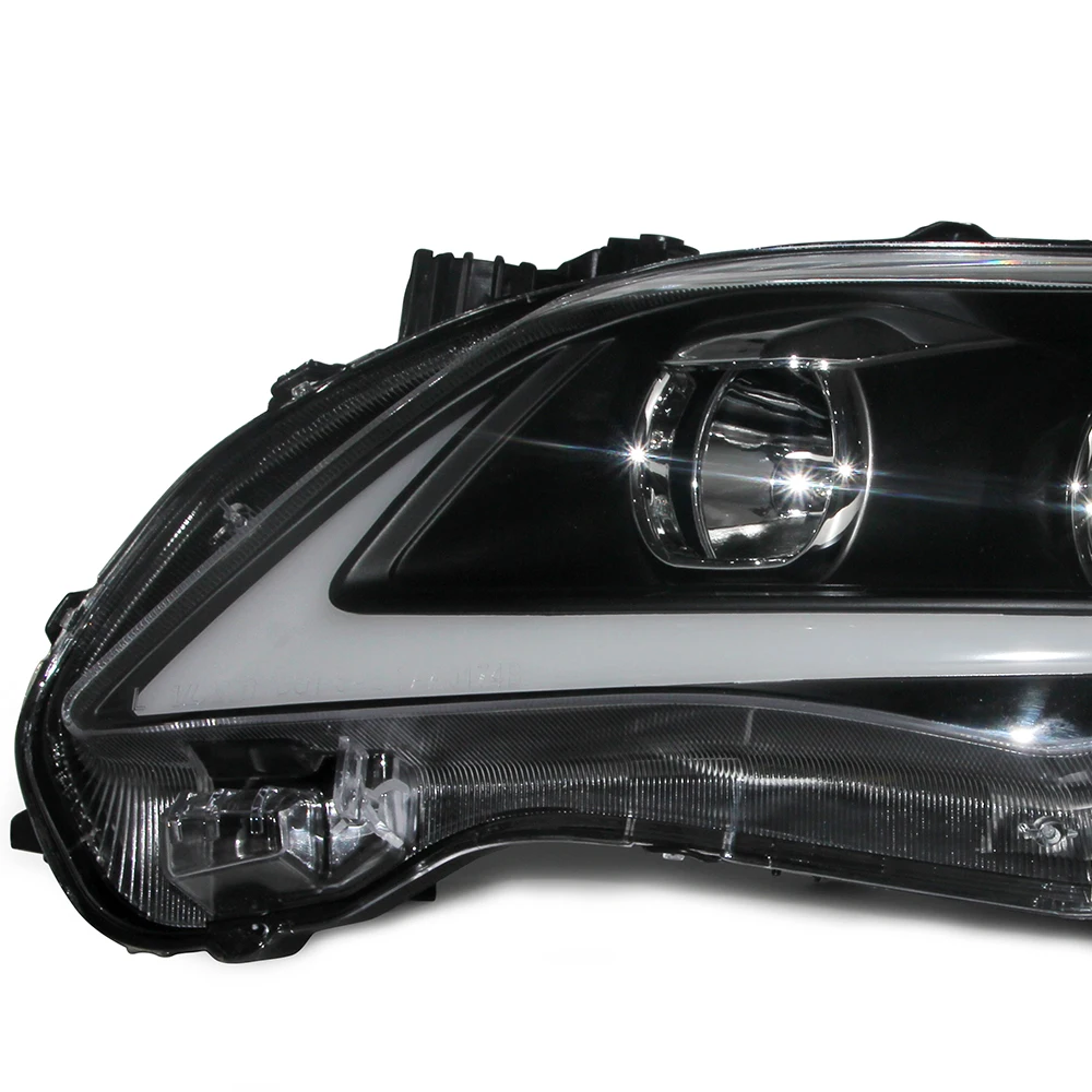 product led headlight replacement assembly car headlights auto headlights car led headlight fit for toyota corolla 2011 2012 2013-7