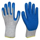 Resistance Glove Resistant Safety Gloves Level 5 Cut Resistance Glove HPPE Liner Latex Coated Safety Hand Glove