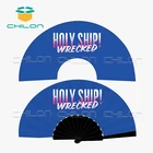 Promotional Pp Fan Fan Plastic Fan Promotional Souvenir Pp Plastic Hand Fan With Logo Printed