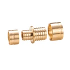 Reducer HELERO HT 200-1605R Customized Forged Brass Reducer Sliding Fittings For PE-RT Pipes