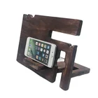 Phone Watch Bamboo Phone Holder Stand Watch Glasses Jewelry Key Desktop Wallet Wooden Storage Rack