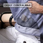 Holsters Adjustable Neoprene Black Concealed Carry Belly Band Holsters With Extra Strap