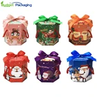 Trees Paper Box Christmas Trees Decoration Cardboard Full Color Design Logo Foldable Recycled Cardboard Paper Gift Box