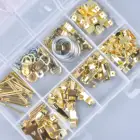 Hanger Wall Hanger Picture Wall Hangers DREIEINS 220 Pieces Metal Iron Picture Hanger Wall Hanging Pictures Frame Kit