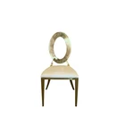 Wedding Modern Hot Leaf Shape Wedding Event Banquet Golden Modern Dining Chair Luxury