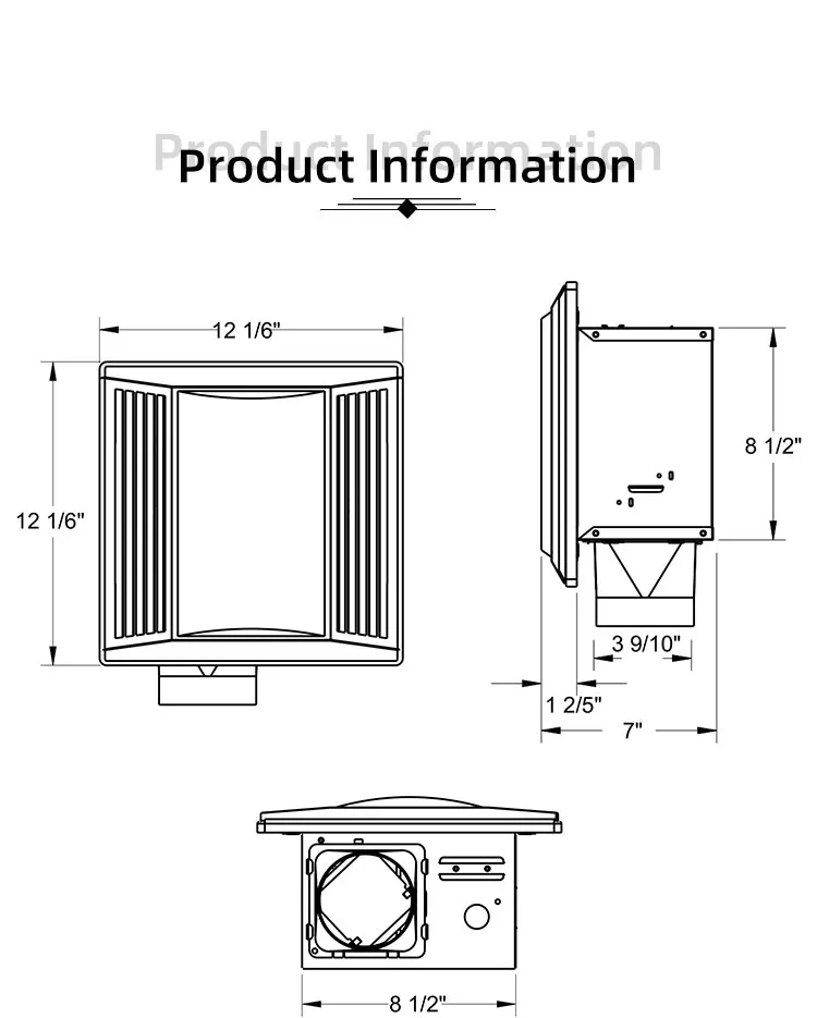 Exhaust Fan, 5CCT, 110v, 110 - detail 22