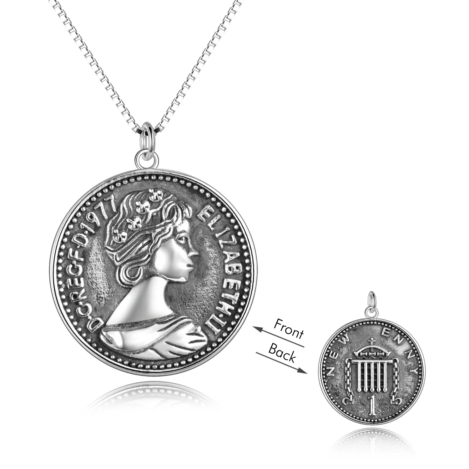 925 Sterling Silver Vintage Pendant 
