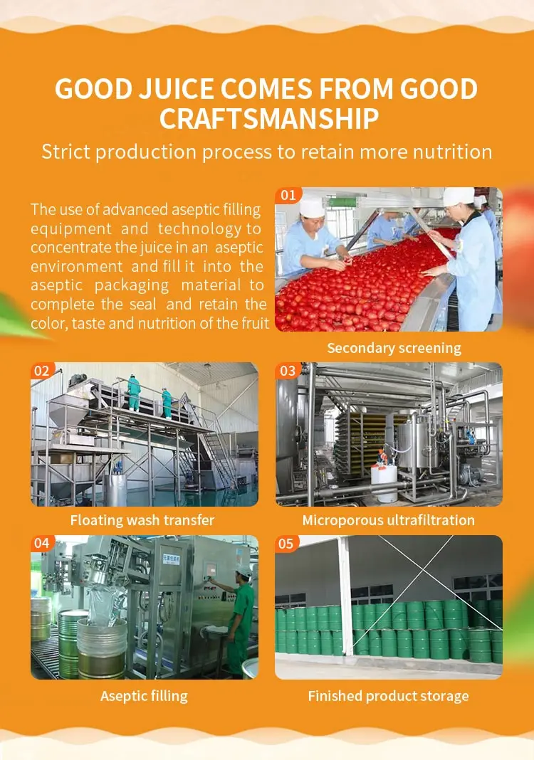 Wholesale Concentrated Fruit Juice Drink Factory Price Apple Juice