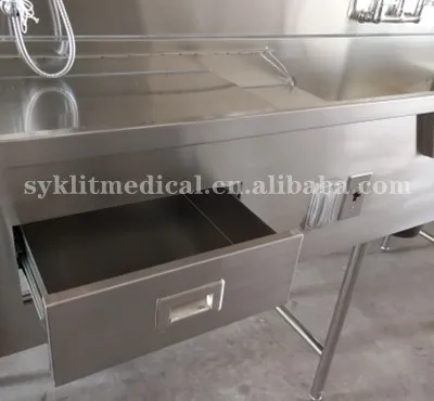 High Quality Autopsy Equipment Dissection Table Stainless Steel Autopsy