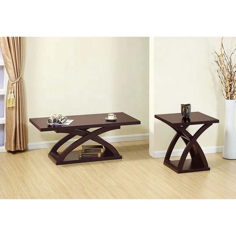 Chinese Living Room Wooden Epoxy Coffee Tea Table