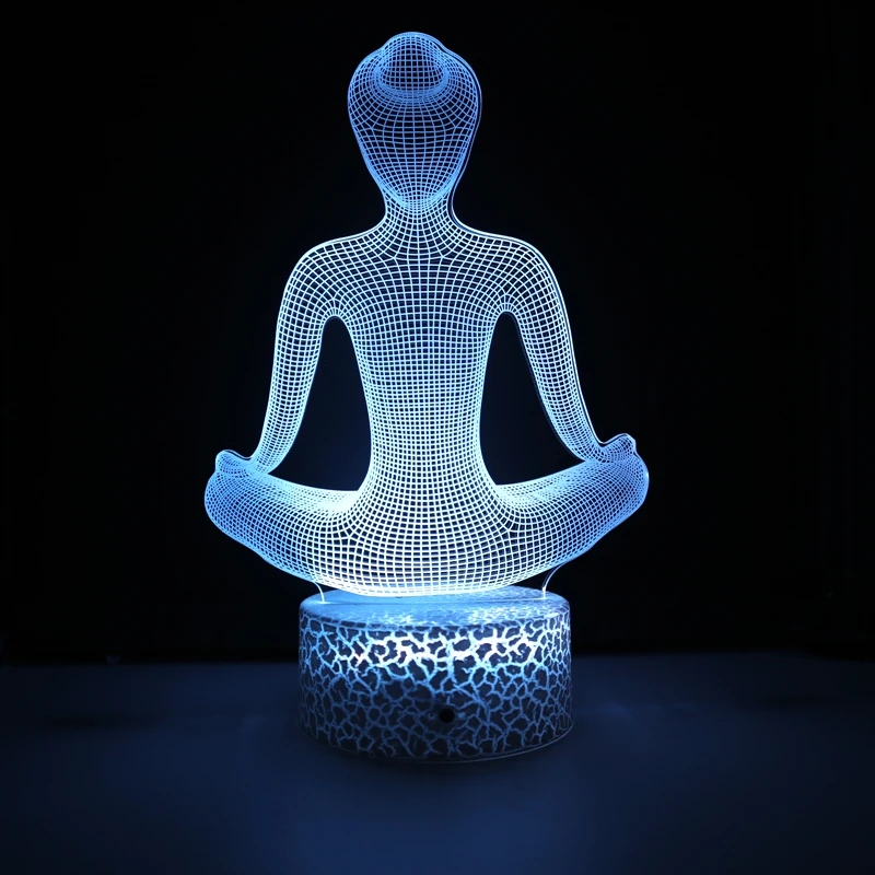 yoga 3d illusion lamp