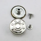 Button Wholesale 17mm Mixed Metal Jeans Button Sewing Garment Accessories Button For Clothes