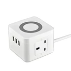 Phone Uk Amazon Hot Sell Wireless Phone Charger 3USB UK BS Cubic Power Extension