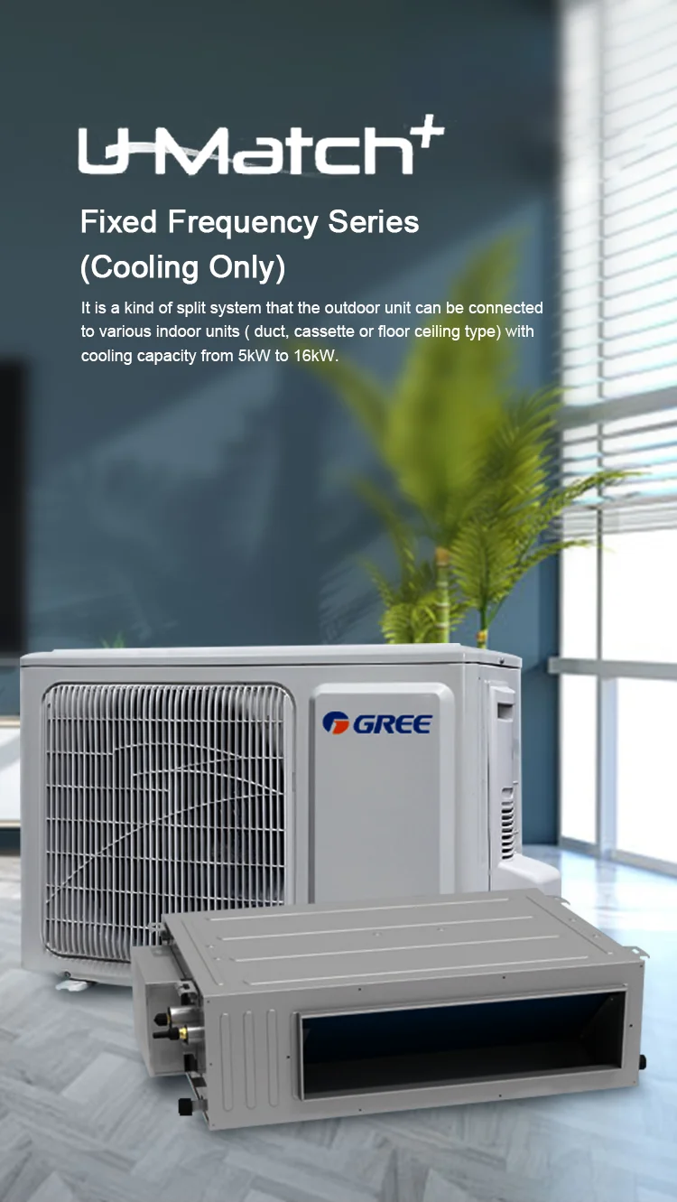 Split Central Air Conditioner, 5kW, Ceiling - detail 2