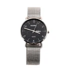Watch KD8004G Business Japan Movt Quartz Raw Steel Case Watch Men With Stainless Steel Strap IP Plating Wrist Watch
