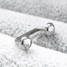 Surface Piercing Eternal Metal ASTM F136 Titanium Crystal Dermal Anchor Top Surface Barbel Body Piercing Jewelry