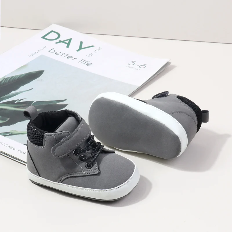 Wholesale Soft Sole Newborn Toddler Baby Shoes for Boys Baby Sneakers Spring Autumn 2024 supplier