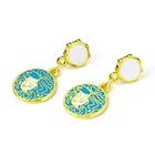 Earrings New Trend Women Fashion Promotion Gift Pendant Earrings Jewelry Gold Plated Alloy Stud Earrings For Woman