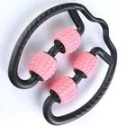 Skin Muscle Muscle Roller Skin Friendly 4 Wheels Point Muscle Foam Roller Massager For Leg Arm Elbow Calf Neck